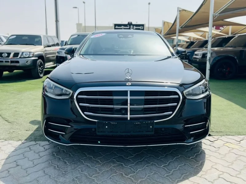 2022 MERCEDES BENZ S 500 3.0 Litres 6 Cylinders Petrol Engine Black Beige Sedan GCC Specs