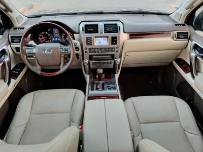 2010 Lexus GX 460 Facelifted to 2022 4 Cylinders Petrol Engine Grey Beige SUV GCC Specs