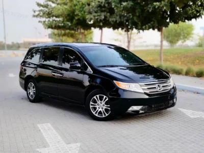 2011 Honda Odyssey J EX 6 Cylinders Petrol Engine Black Beige Van GCC Specs