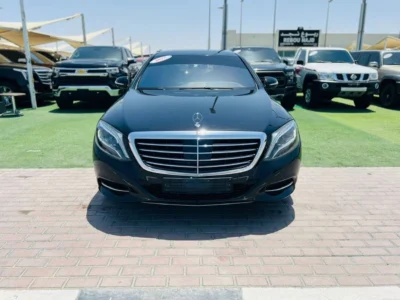 2015 MERCEDES-BENZ S 500 4.7 Litres 8 Cylinders Petrol Engine Black Sedan Full Option