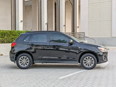 2013 Mitsubishi ASX Limited 4 Cylinders Petrol Engine Black Red SUV GCC Specs