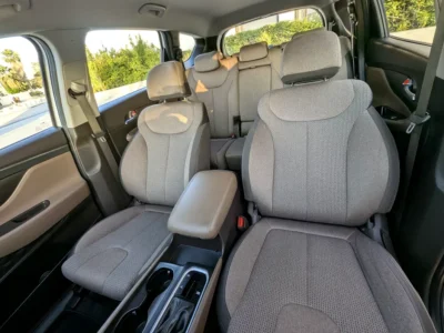 2023 Hyundai Santa Fe Smart 4 Cylinders Petrol Engine White Brown SUV GCC Specs