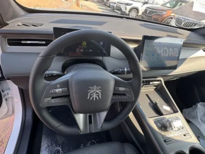 2025 BYD QIN PLUS 1.5 Litres 4 Cylinders Hybrid Engine White Grey Sedan Mid Luxury Full Trim