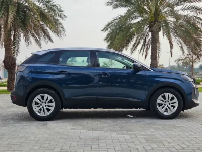 2022 Peugeot 3008 Active Plus 4 Cylinders Petrol Engine Blue Grey SUV GCC Full Option