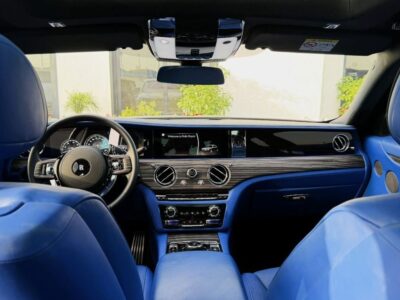2021 Rolls-Royce Ghost 6.75-litre Twin-Turbo V12 Petrol Engine Black Blue Luxury Sedan