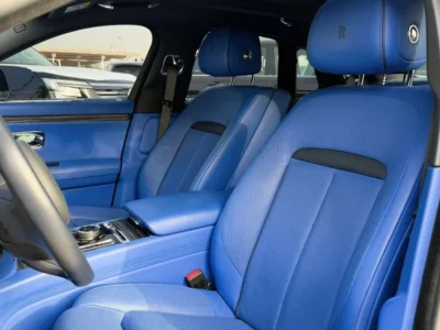 2021 Rolls-Royce Ghost 6.75-litre Twin-Turbo V12 Petrol Engine Black Blue Luxury Sedan