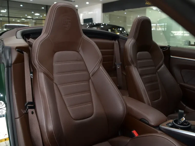 2021 Porsche Carrera / 911 Turbo 6 Cylinders Petrol Engine Green Tan Coupe GCC Pristine Condition