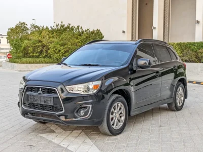 2013 Mitsubishi ASX Limited 4 Cylinders Petrol Engine Black Red SUV GCC Specs