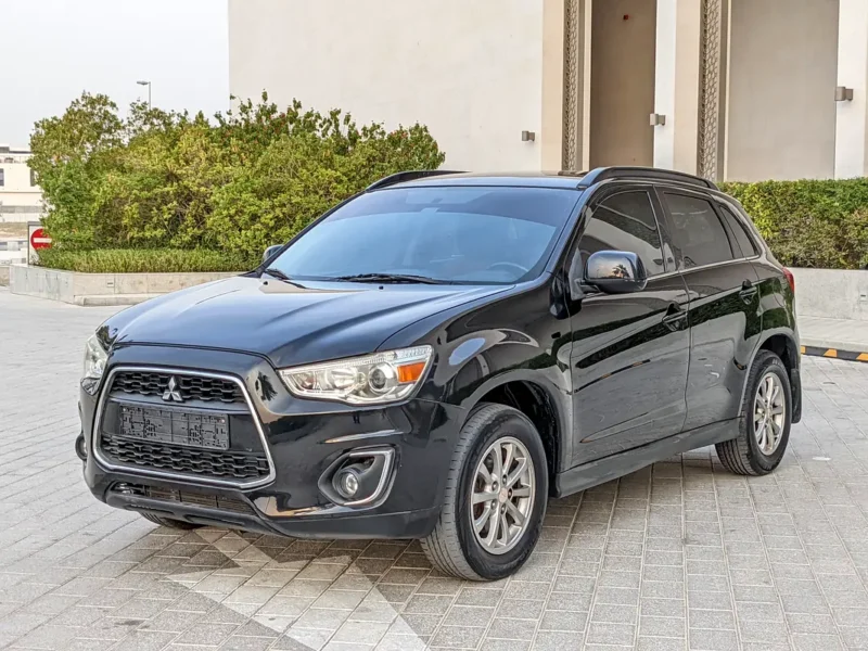 2013 Mitsubishi ASX Limited 4 Cylinders Petrol Engine Black Red SUV GCC Specs