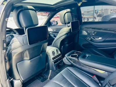 2015 MERCEDES-BENZ S 500 4.7 Litres 8 Cylinders Petrol Engine Black Sedan Full Option