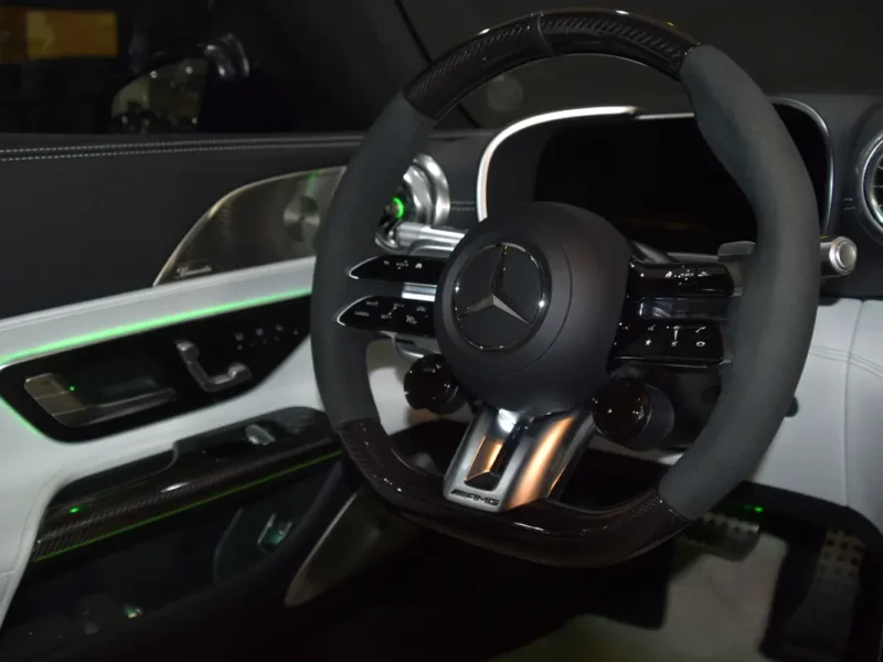 2024 Mercedes-Benz AMG GT 63 4MATIC+ V8 Biturbo Petrol Engine Blue White Coupe