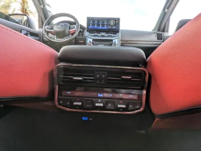 Toyota Land Cruiser GXR 6 Cylinders Petrol Engine Grey Red SUV GCC Specs Full Option