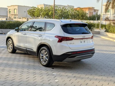 2023 Hyundai Santa Fe Smart 4 Cylinders Petrol Engine White Brown SUV GCC Specs