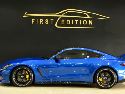 2024 Mercedes-Benz AMG GT 63 4MATIC+ V8 Biturbo Petrol Engine Blue White Coupe