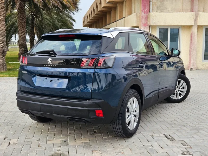 2022 Peugeot 3008 Active Plus 4 Cylinders Petrol Engine Blue Grey SUV GCC Full Option