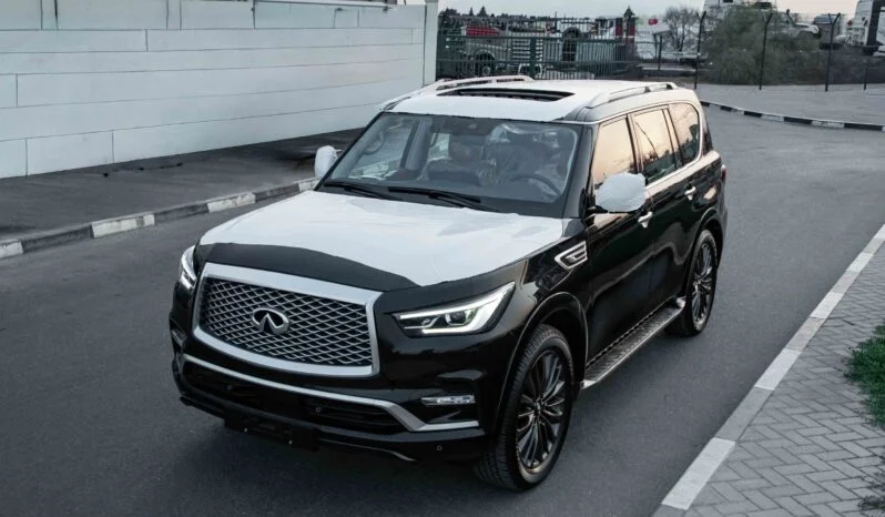 2024 INFINITI QX80 5.6 Litres V8 Petrol Engine Black Tan SUV GCC Specs
