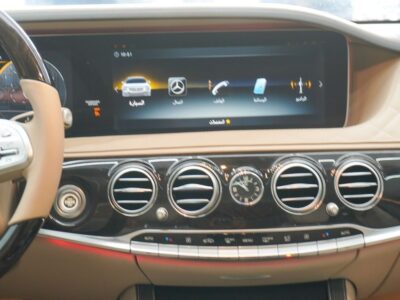 2018 Mercedes-Benz S560 4.0L Bi-Turbo V8 Petrol Engine White Beige Sedan GCC