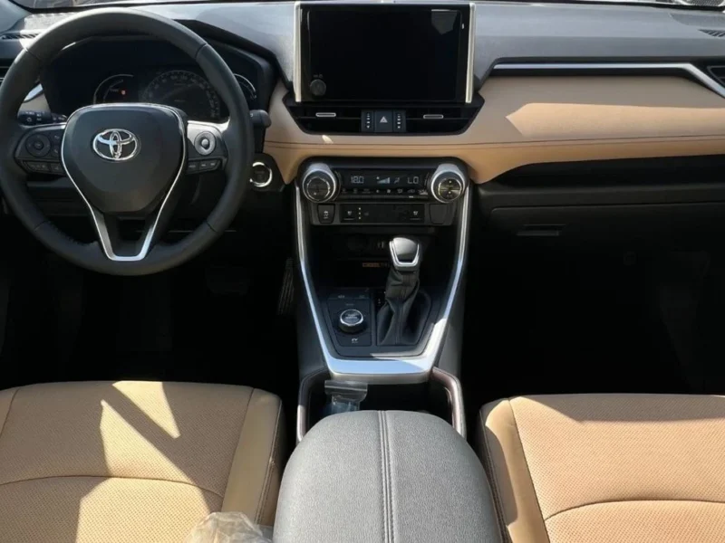 2025 TOYOTA RAV 4 EXR 2.5L 4-Cylinder Hybrid Electric Vehicle White Beige SUV GCC