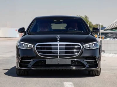 2025 Mercedes-Benz S 580 4.0 Litres Twin-Turbo V8 Petrol Engine Black Tan Sedan