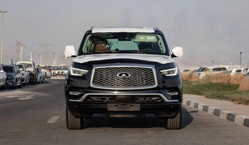 2024 INFINITI QX80 5.6 Litres V8 Petrol Engine Black Tan SUV GCC Specs
