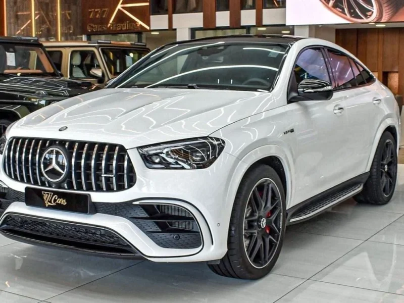 2024 Mercedes-Benz GLE 63S 4MATIC+ 4.0L Bi-Turbo V8 Petrol Engine White Red SUV