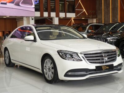 2018 Mercedes-Benz S560 4.0L Bi-Turbo V8 Petrol Engine White Beige Sedan GCC