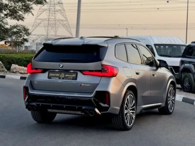 2025 BMW X1 M35i 2.0L BMW M TwinPower Turbo inline 4-Cylinder Engine Grey Red SUV