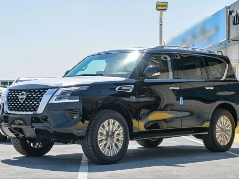 2024 NISSAN PATROL LE PLATINUM 5.6 Litres 8 Cylinders Engine Black Orange SUV