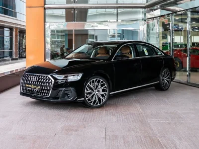 2026 Audi A8 L 55 TFSI Quattro 3.0L Turbocharged V6 Engine Black Tan Sedan GCC