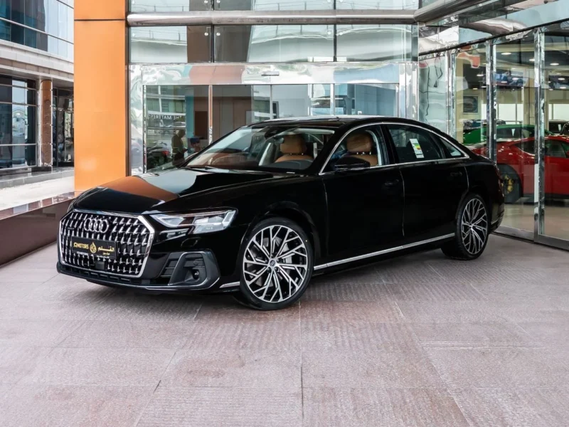 2026 Audi A8 L 55 TFSI Quattro 3.0L Turbocharged V6 Engine Black Tan Sedan GCC