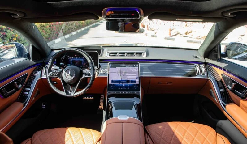 2025 Mercedes-Benz S 580 4.0 Litres Twin-Turbo V8 Petrol Engine Black Tan Sedan