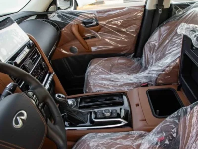 2024 INFINITI QX80 5.6 Litres V8 Petrol Engine Black Tan SUV GCC Specs