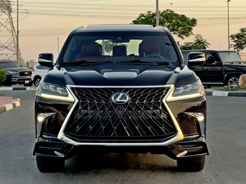 2019 Lexus LX 570 Signature 5.7-liter Naturally Aspirated V8 Engine Black Red SUV