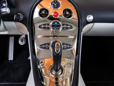 2010 Bugatti Veyron Nocturne 8.0-liter Quad-Turbocharged W16 Black White Coupe GCC