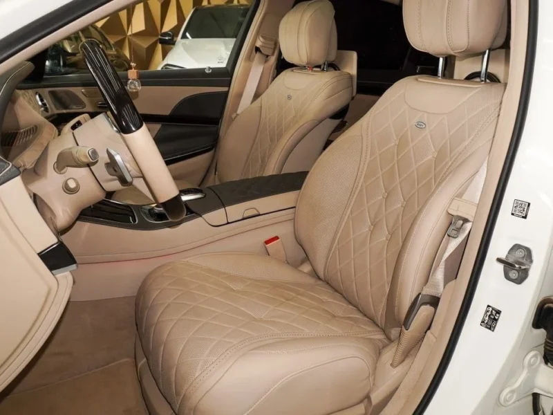 2018 Mercedes-Benz S560 4.0L Bi-Turbo V8 Petrol Engine White Beige Sedan GCC