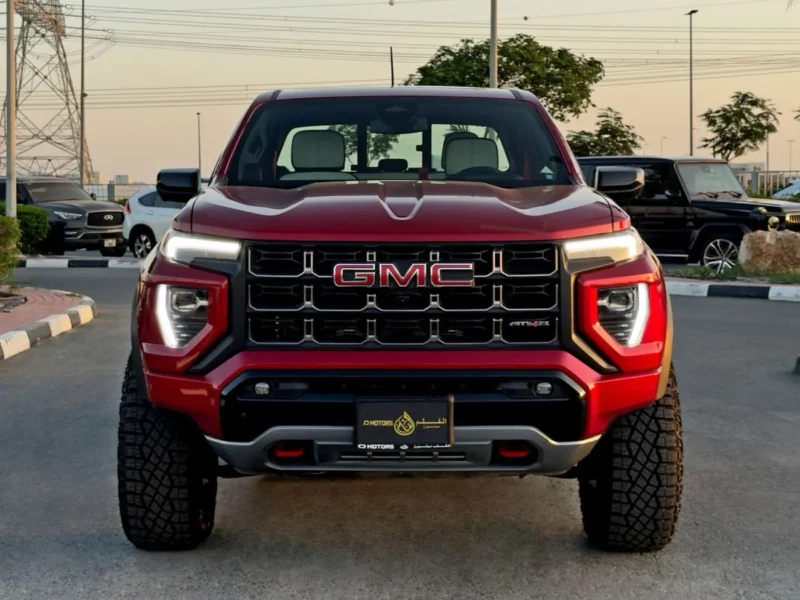 2025 GMC Canyon AT4X 2.7L TurboMax Inline 4-cylinder Engine Red Black Pickup Truck