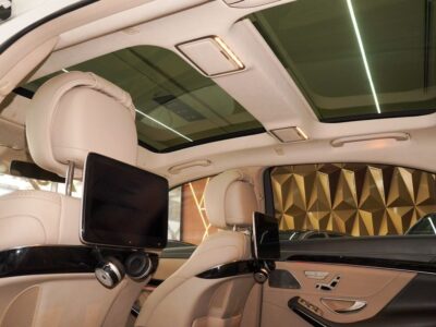 2018 Mercedes-Benz S560 4.0L Bi-Turbo V8 Petrol Engine White Beige Sedan GCC