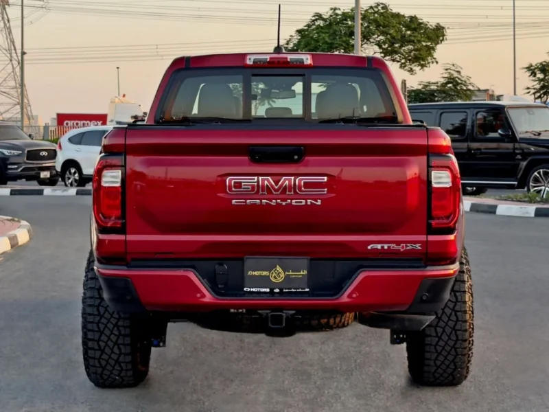 2025 GMC Canyon AT4X 2.7L TurboMax Inline 4-cylinder Engine Red Black Pickup Truck
