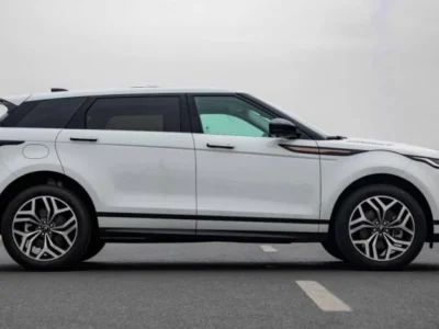 2025 Land Rover Range Rover Evoque Dynamic 2.0L Turbocharged 4 Cylinders White Red SUV