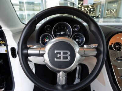 2010 Bugatti Veyron Nocturne 8.0-liter Quad-Turbocharged W16 Black White Coupe GCC