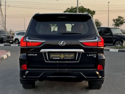 2019 Lexus LX 570 Signature 5.7-liter Naturally Aspirated V8 Engine Black Red SUV