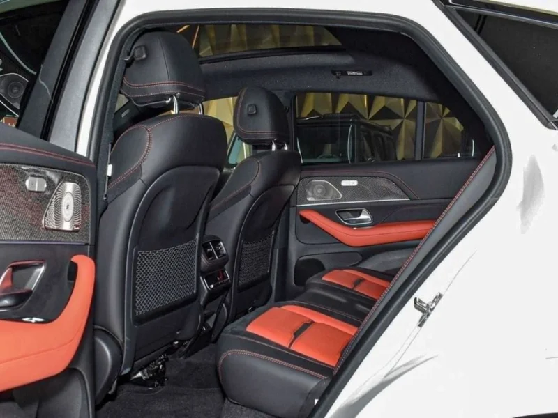 2024 Mercedes-Benz GLE 63S 4MATIC+ 4.0L Bi-Turbo V8 Petrol Engine White Red SUV