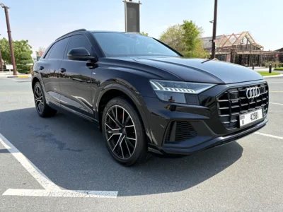 2021 Audi Q8 55 TFSI quattro S line Black Edition 6 Cylinders Petrol Engine Black SUV GCC