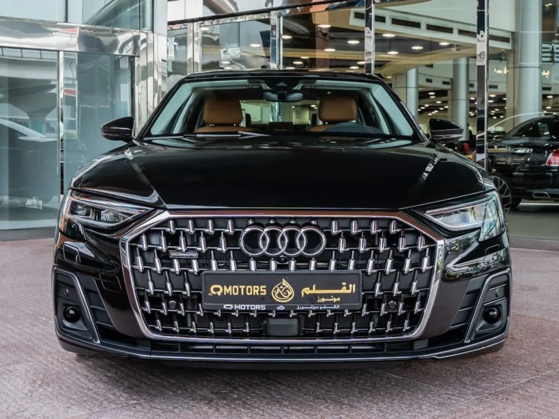 2026 Audi A8 L 55 TFSI Quattro 3.0L Turbocharged V6 Engine Black Tan Sedan GCC