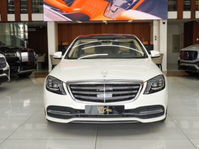 2018 Mercedes-Benz S560 4.0L Bi-Turbo V8 Petrol Engine White Beige Sedan GCC
