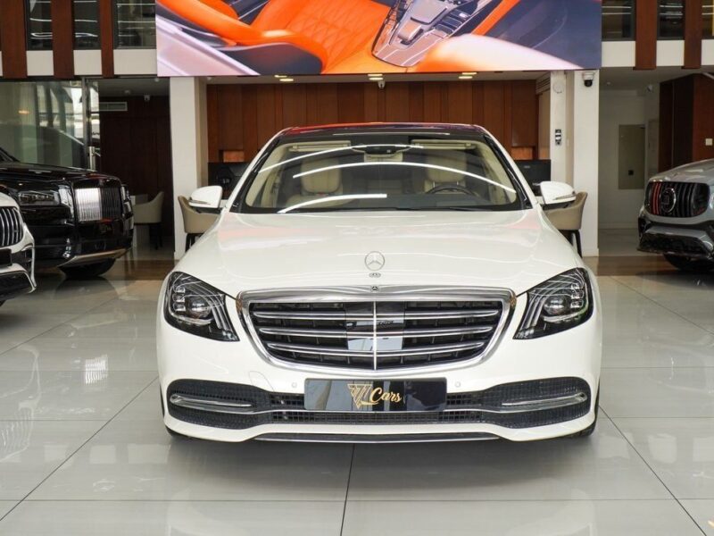 2018 Mercedes-Benz S560 4.0L Bi-Turbo V8 Petrol Engine White Beige Sedan GCC