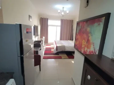 AED 5500 P. M. (ALL INCL. ) | FULLY FURNISHED | HIGHER FLOOR | BALCONY I CAR PARK