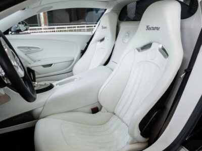 2010 Bugatti Veyron Nocturne 8.0-liter Quad-Turbocharged W16 Black White Coupe GCC