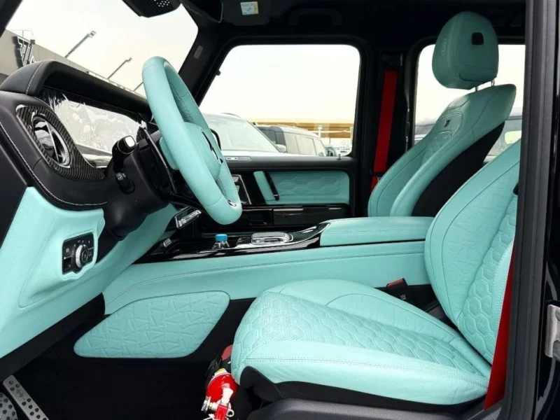 2025 Mercedes-AMG G 63 BRABUS 800 4.0L Bi-Turbo V8 Engine Black Turquoise SUV GCC