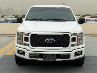 2018 Ford F-Series Pickup Base 6 Cylinders Petrol Engine White Black Pickup Truck